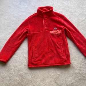Patagonia Vibrant Red Fleece Pullover